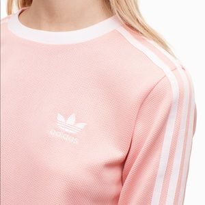 Ice Pink Adidas originals long sleeve top